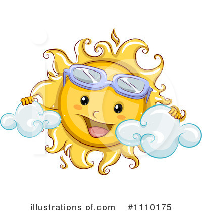 Sun Character Clipart #1110175 by BNP Design Studio
