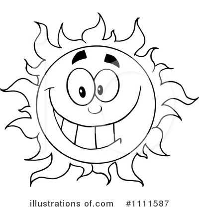 Royalty-Free (RF) Sun Clipart Illustration by Hit Toon - Stock Sample #1111587