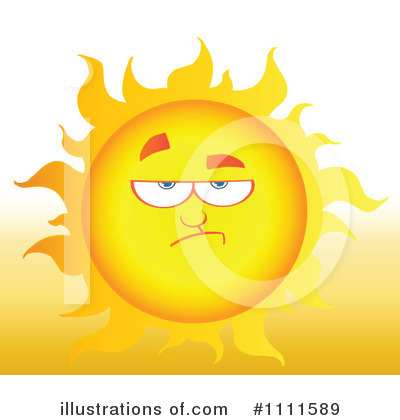 Royalty-Free (RF) Sun Clipart Illustration by Hit Toon - Stock Sample #1111589