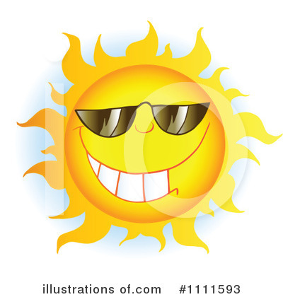 Royalty-Free (RF) Sun Clipart Illustration by Hit Toon - Stock Sample #1111593