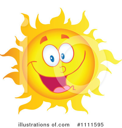 Royalty-Free (RF) Sun Clipart Illustration by Hit Toon - Stock Sample #1111595