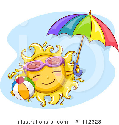 Beach Umbrella Clipart #1112328 by BNP Design Studio