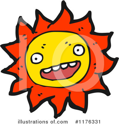 Royalty-Free (RF) Sun Clipart Illustration by lineartestpilot - Stock Sample #1176331