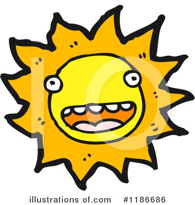 Royalty-Free (RF) Sun Clipart Illustration by lineartestpilot - Stock Sample #1186686