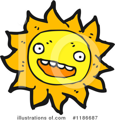 Royalty-Free (RF) Sun Clipart Illustration by lineartestpilot - Stock Sample #1186687