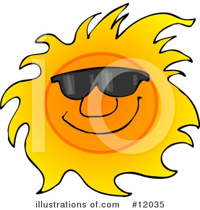 Royalty-Free (RF) Sun Clipart Illustration by djart - Stock Sample #12035