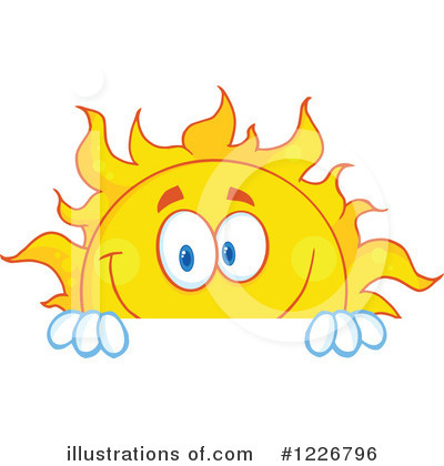 Royalty-Free (RF) Sun Clipart Illustration by Hit Toon - Stock Sample #1226796