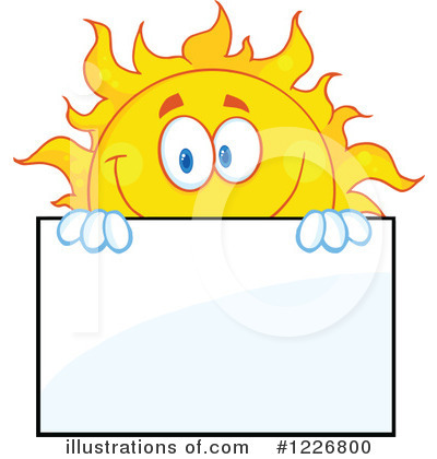 Royalty-Free (RF) Sun Clipart Illustration by Hit Toon - Stock Sample #1226800