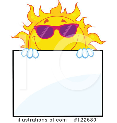 Royalty-Free (RF) Sun Clipart Illustration by Hit Toon - Stock Sample #1226801