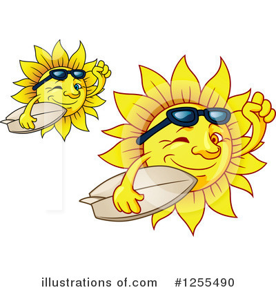 Royalty-Free (RF) Sun Clipart Illustration by Vector Tradition SM - Stock Sample #1255490