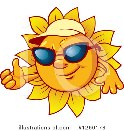 Royalty-Free (RF) Sun Clipart Illustration by Vector Tradition SM - Stock Sample #1260178
