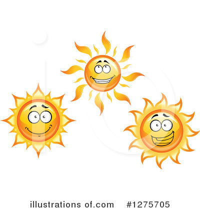 Royalty-Free (RF) Sun Clipart Illustration by Vector Tradition SM - Stock Sample #1275705