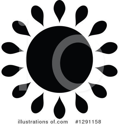 Royalty-Free (RF) Sun Clipart Illustration by visekart - Stock Sample #1291158