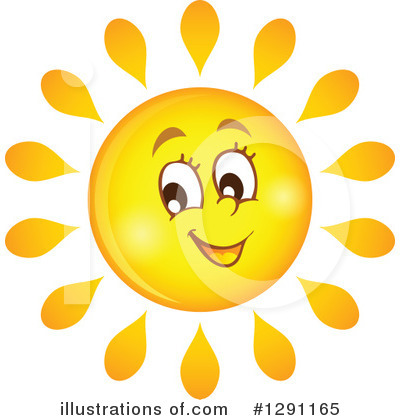 Royalty-Free (RF) Sun Clipart Illustration by visekart - Stock Sample #1291165