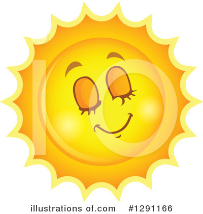 Royalty-Free (RF) Sun Clipart Illustration by visekart - Stock Sample #1291166