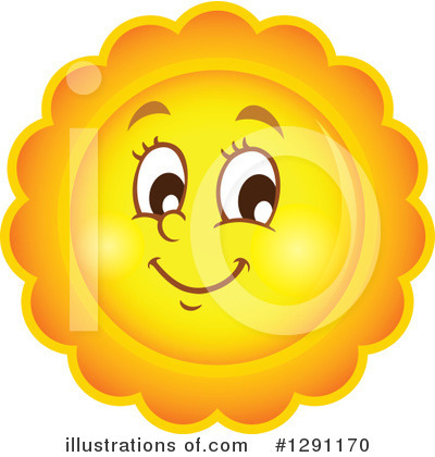 Royalty-Free (RF) Sun Clipart Illustration by visekart - Stock Sample #1291170