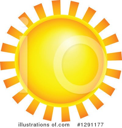 Royalty-Free (RF) Sun Clipart Illustration by visekart - Stock Sample #1291177