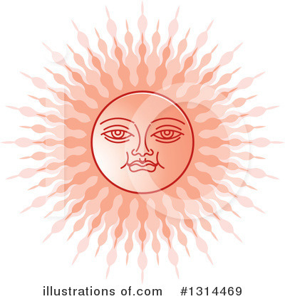 Royalty-Free (RF) Sun Clipart Illustration by Lal Perera - Stock Sample #1314469