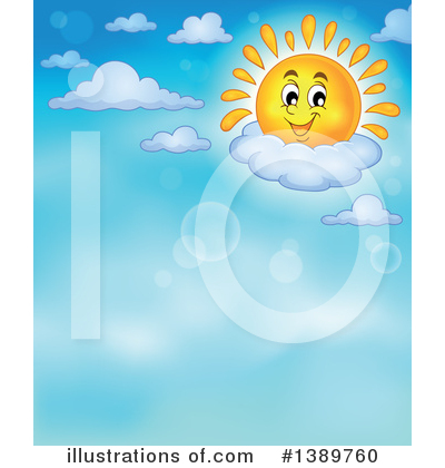 Royalty-Free (RF) Sun Clipart Illustration by visekart - Stock Sample #1389760