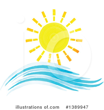 Royalty-Free (RF) Sun Clipart Illustration by KJ Pargeter - Stock Sample #1389947