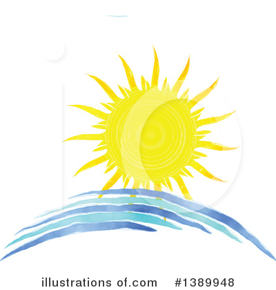 Royalty-Free (RF) Sun Clipart Illustration by KJ Pargeter - Stock Sample #1389948