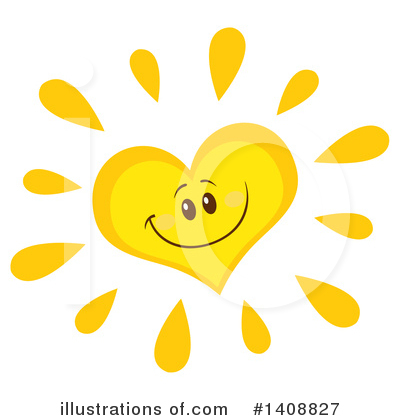 Royalty-Free (RF) Sun Clipart Illustration by Hit Toon - Stock Sample #1408827