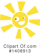 Sun Clipart #1408913 by Melisende Vector