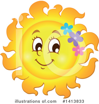 Sun Clipart #1413833 by visekart