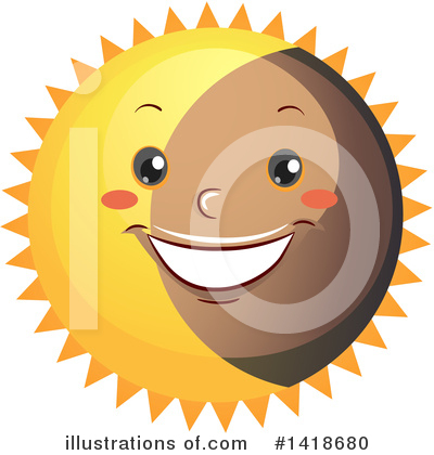Solar Eclipse Clipart #1418680 by BNP Design Studio