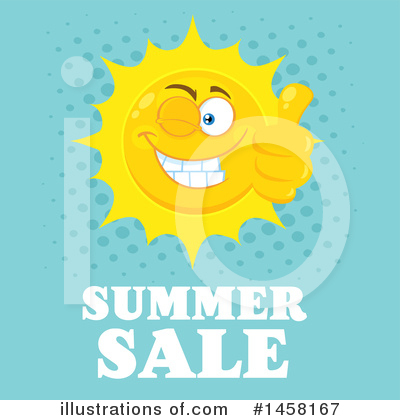 Royalty-Free (RF) Sun Clipart Illustration by Hit Toon - Stock Sample #1458167