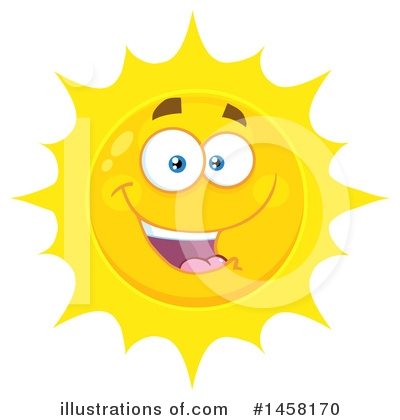 Royalty-Free (RF) Sun Clipart Illustration by Hit Toon - Stock Sample #1458170