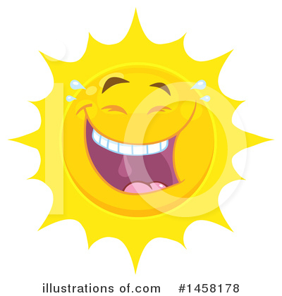 Royalty-Free (RF) Sun Clipart Illustration by Hit Toon - Stock Sample #1458178