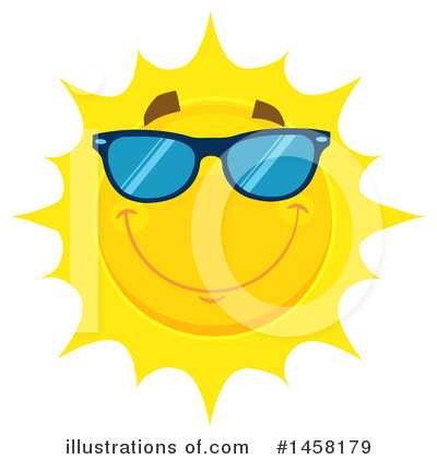 Royalty-Free (RF) Sun Clipart Illustration by Hit Toon - Stock Sample #1458179