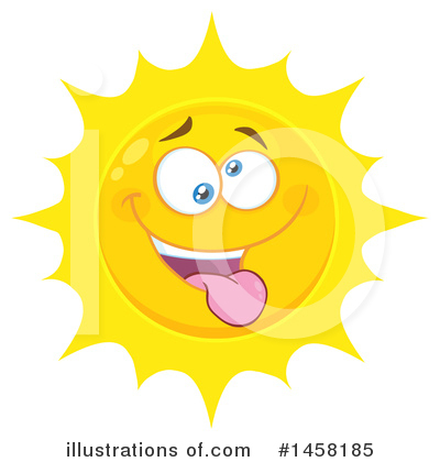Royalty-Free (RF) Sun Clipart Illustration by Hit Toon - Stock Sample #1458185