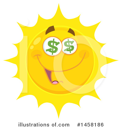Royalty-Free (RF) Sun Clipart Illustration by Hit Toon - Stock Sample #1458186