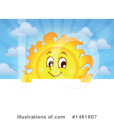 Royalty-Free (RF) Sun Clipart Illustration by visekart - Stock Sample #1461607