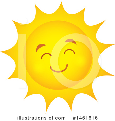 Royalty-Free (RF) Sun Clipart Illustration by visekart - Stock Sample #1461616