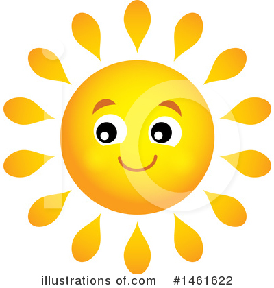 Royalty-Free (RF) Sun Clipart Illustration by visekart - Stock Sample #1461622