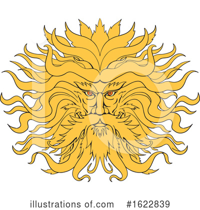Royalty-Free (RF) Sun Clipart Illustration by patrimonio - Stock Sample #1622839