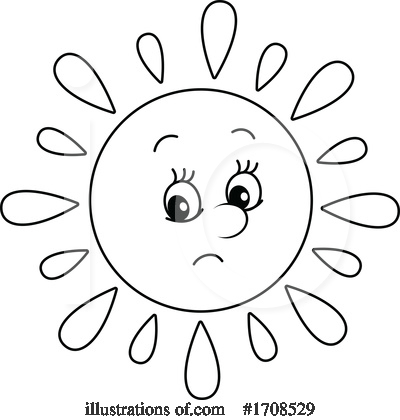Royalty-Free (RF) Sun Clipart Illustration by Alex Bannykh - Stock Sample #1708529