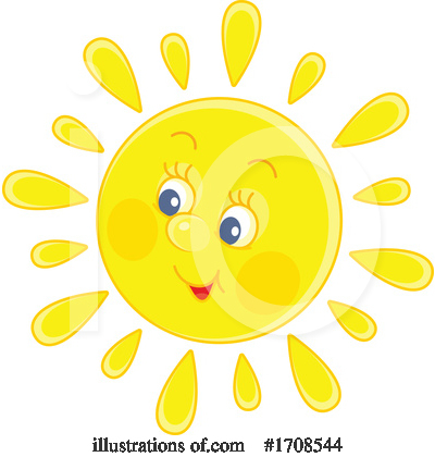 Royalty-Free (RF) Sun Clipart Illustration by Alex Bannykh - Stock Sample #1708544