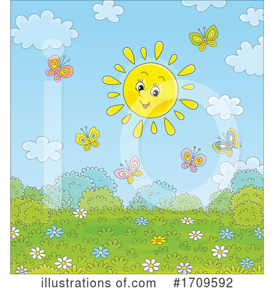 Royalty-Free (RF) Sun Clipart Illustration by Alex Bannykh - Stock Sample #1709592