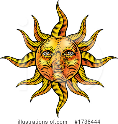 Royalty-Free (RF) Sun Clipart Illustration by AtStockIllustration - Stock Sample #1738444
