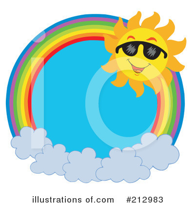 Royalty-Free (RF) Sun Clipart Illustration by visekart - Stock Sample #212983