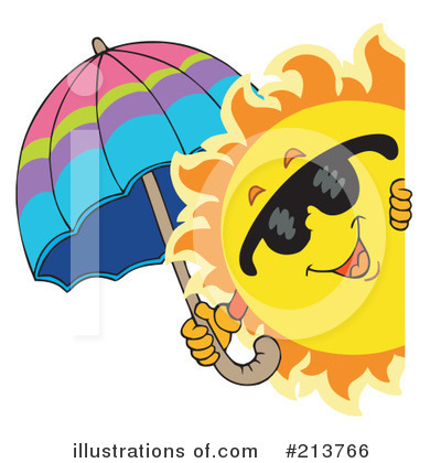 Royalty-Free (RF) Sun Clipart Illustration by visekart - Stock Sample #213766