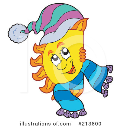 Royalty-Free (RF) Sun Clipart Illustration by visekart - Stock Sample #213800