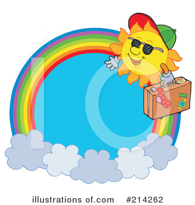 Royalty-Free (RF) Sun Clipart Illustration by visekart - Stock Sample #214262