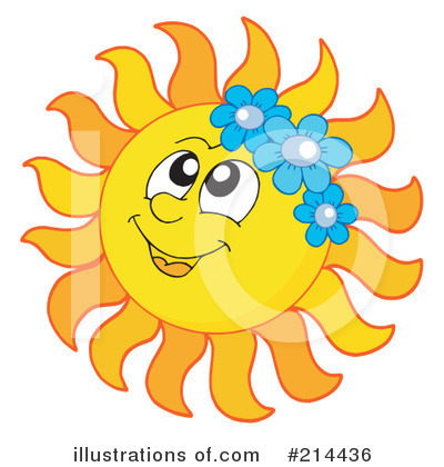 Royalty-Free (RF) Sun Clipart Illustration by visekart - Stock Sample #214436
