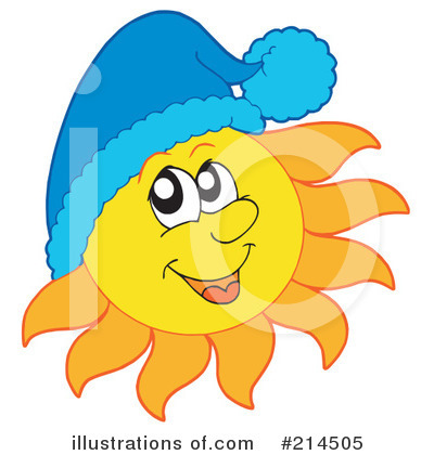 Royalty-Free (RF) Sun Clipart Illustration by visekart - Stock Sample #214505