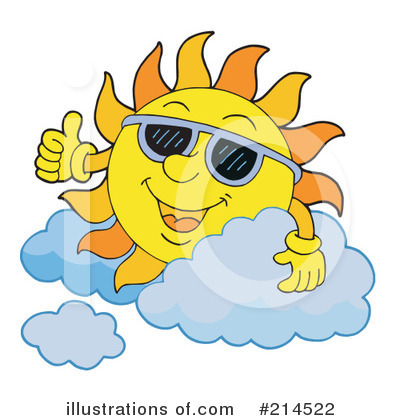 Royalty-Free (RF) Sun Clipart Illustration by visekart - Stock Sample #214522